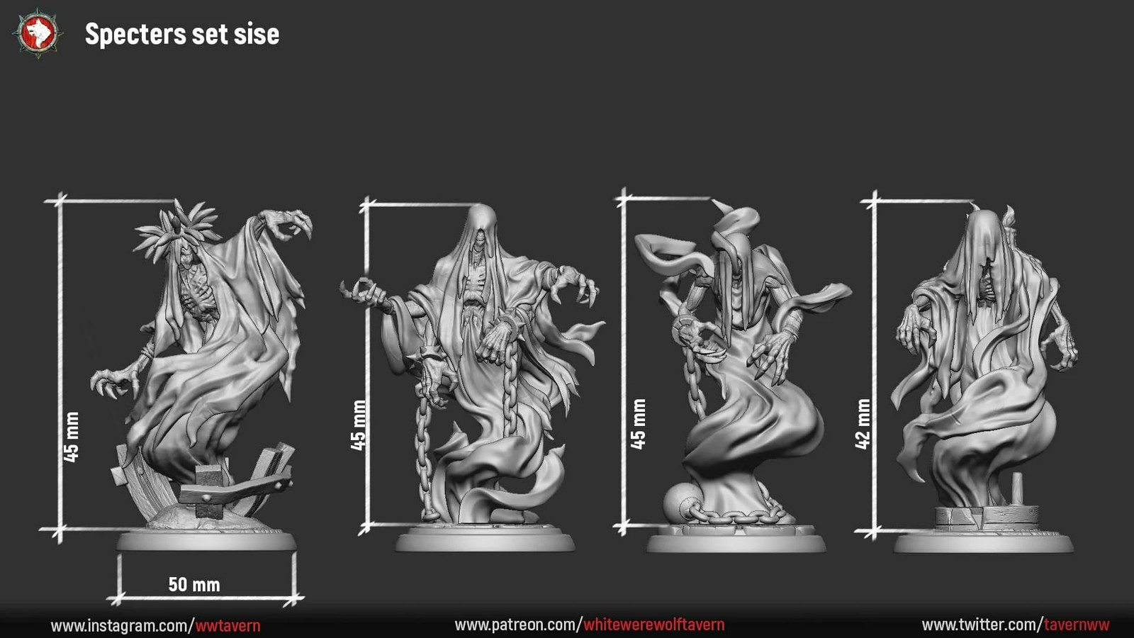 Specters - Resin Tabletop Miniature