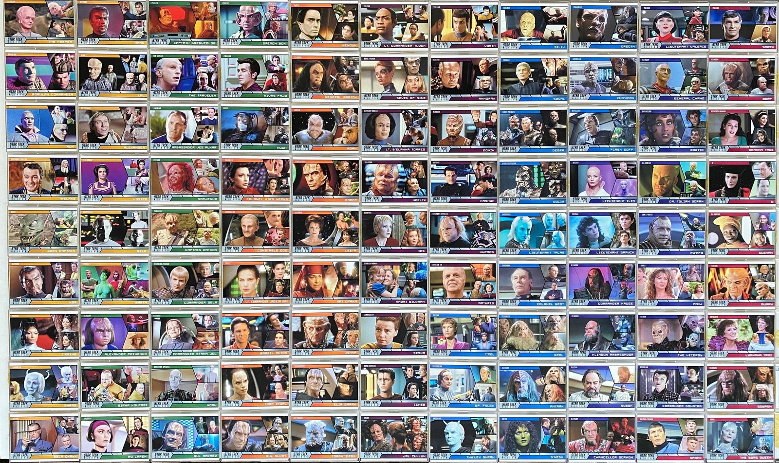 Star Trek ALIENS Trading Base Card Set 100 Cards Rittenhouse Archives 2014