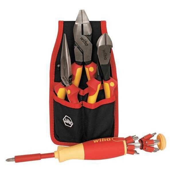 Wiha 32990 Insulated Tool Set, 16 Pieces, 1000VAC Max