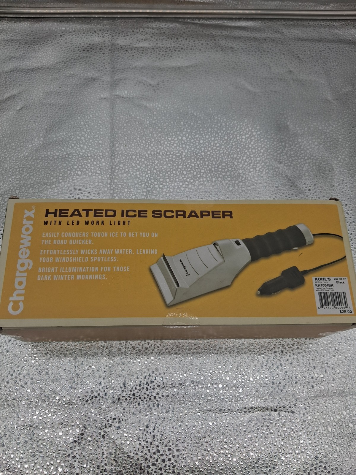 ChargeWorx Electric Heated Ice Scraper