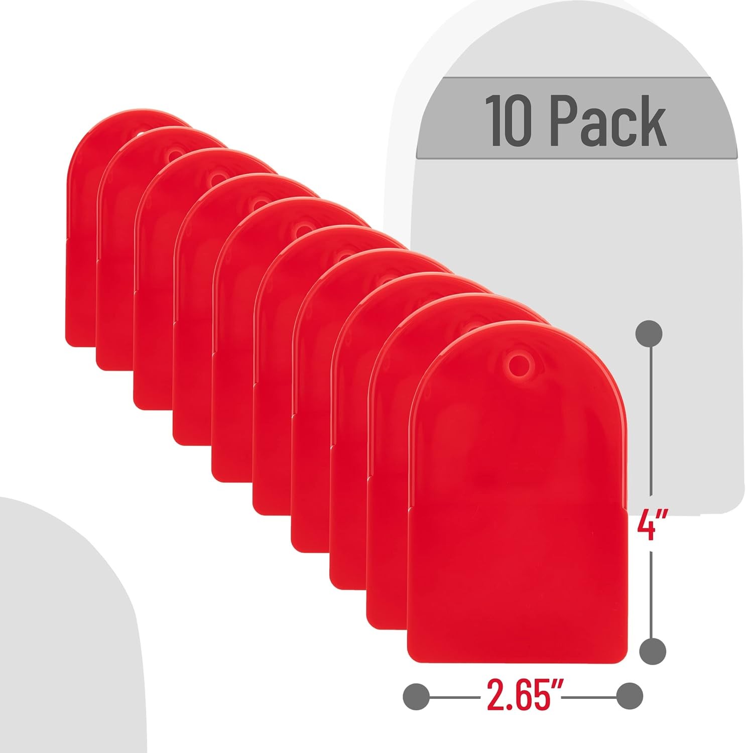 Bates Body Filler Spreader Tool, 2.65 Inch, 10 Pack