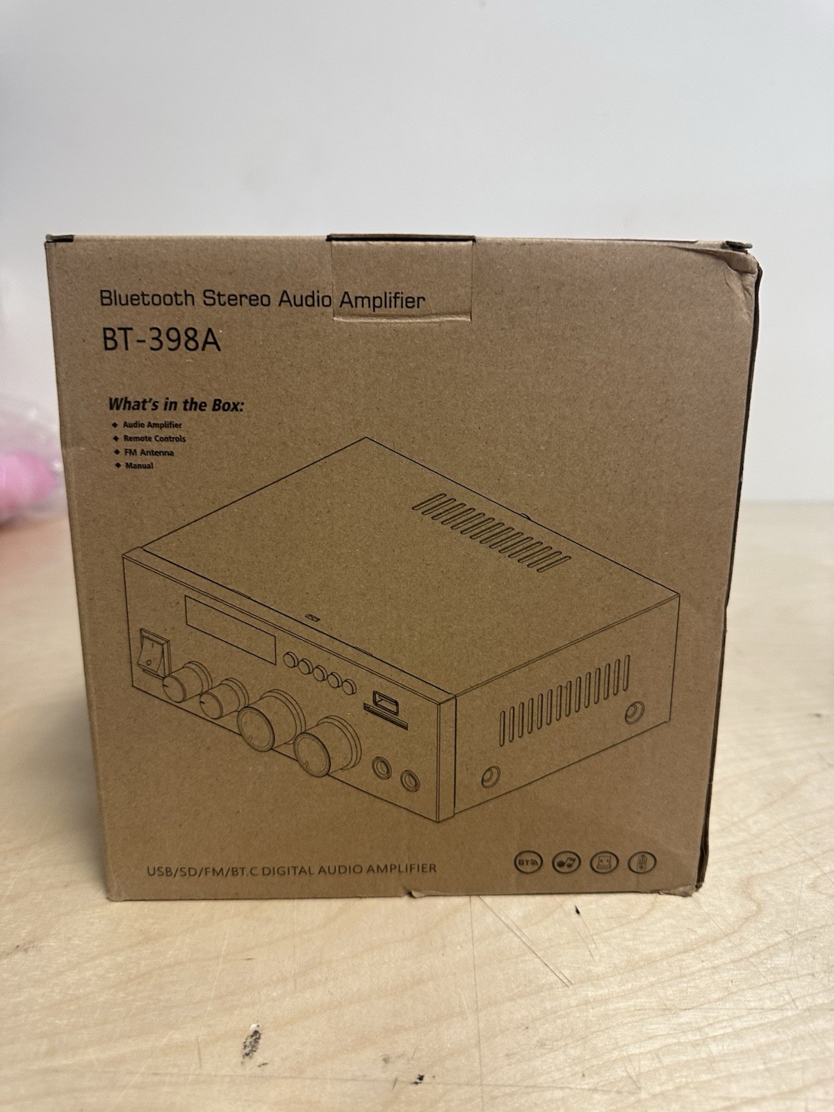 Romica Stereo Audio Amplifier, 2 Channel 450W x2 Bluetooth Used