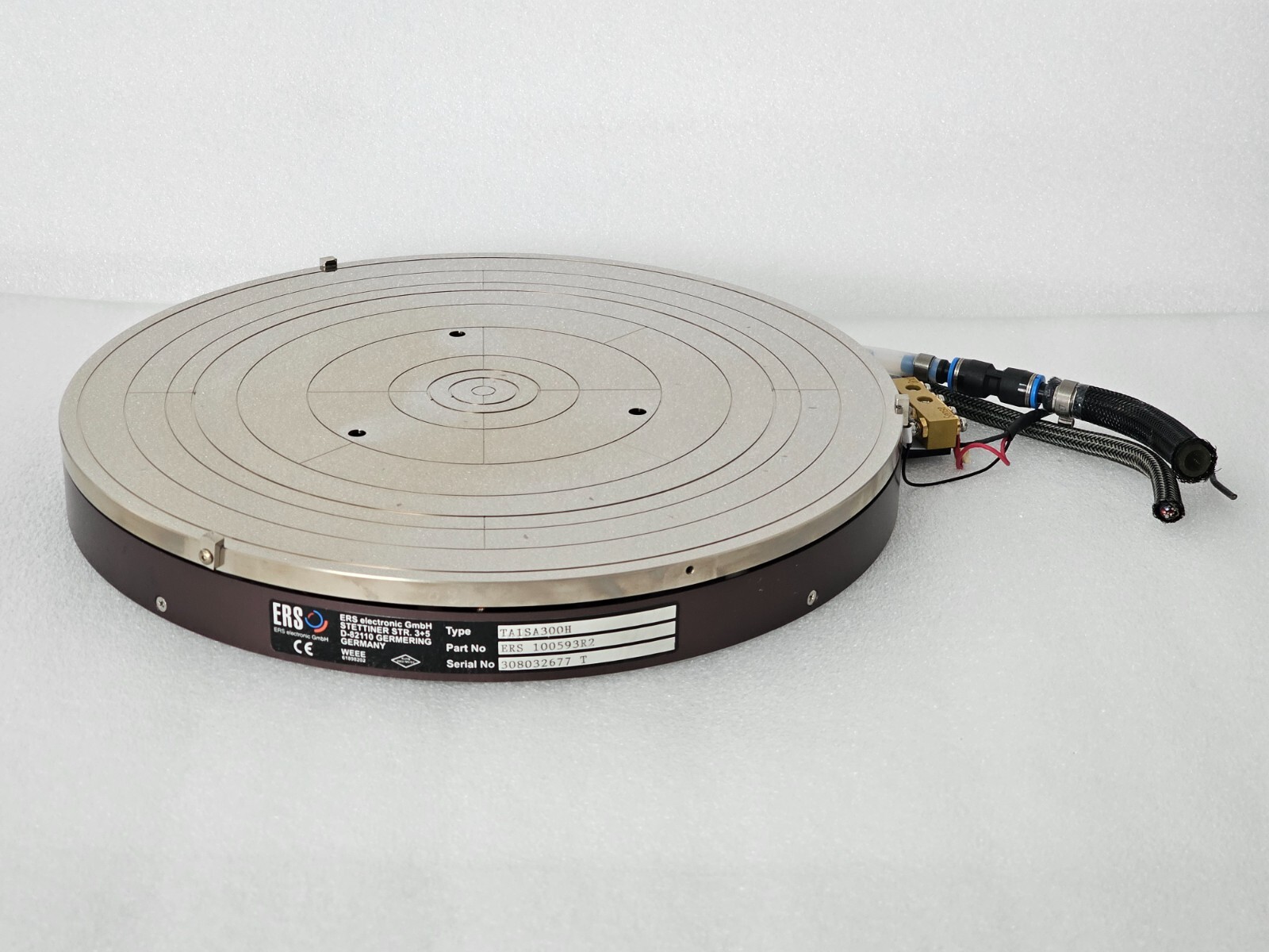 ERS electronic TA1SA300H Chuck System P/N ERS 100593R2