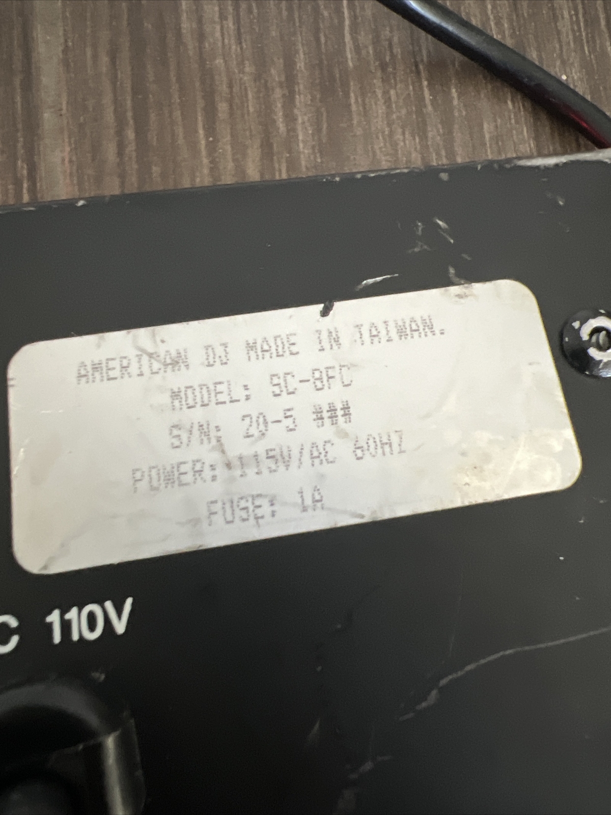 American Dj Professionals SC-8FC |Remote Power Switch Control Center WORKS