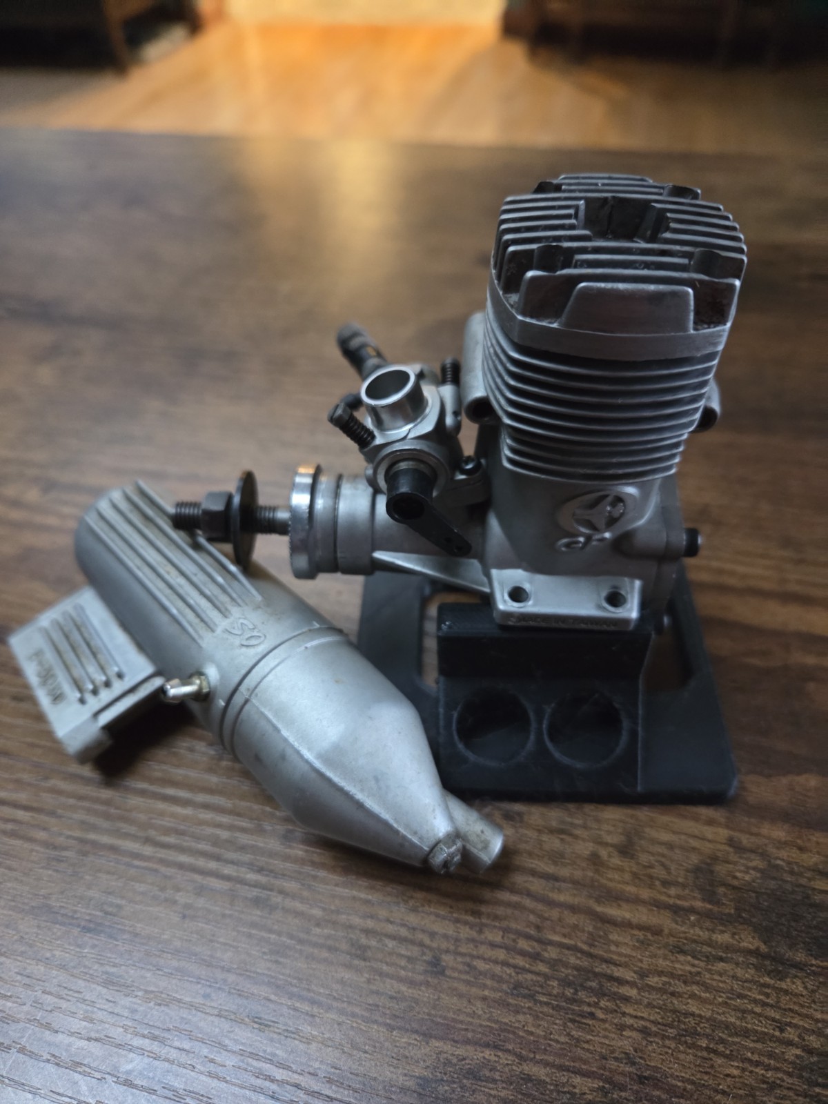Thunder Tiger GP 42 RC Nitro 2-Stroke Engine with OS Muffler for RC Aircraft