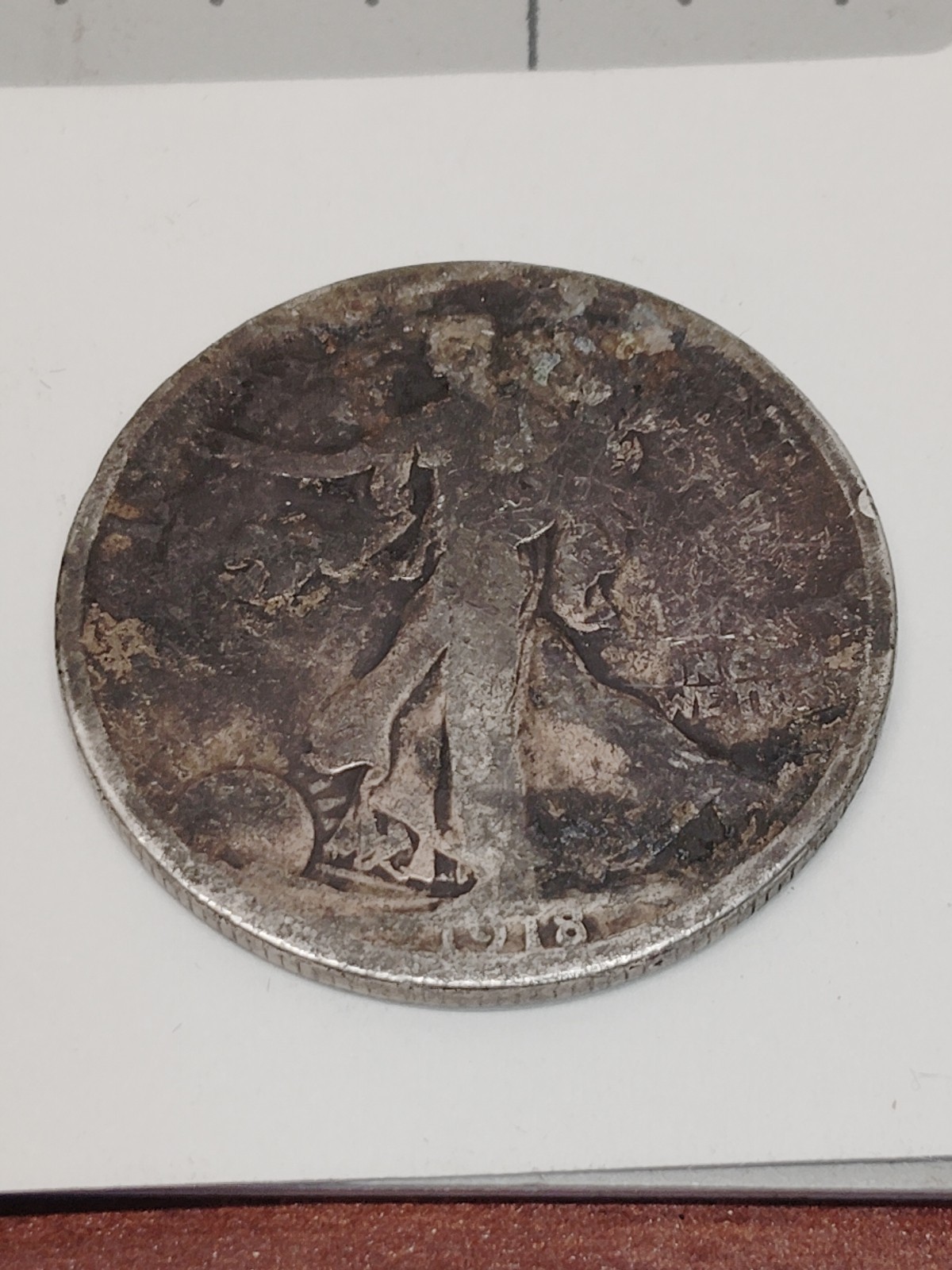 1918 Walking Liberty Half Dollar Low-ball Coin