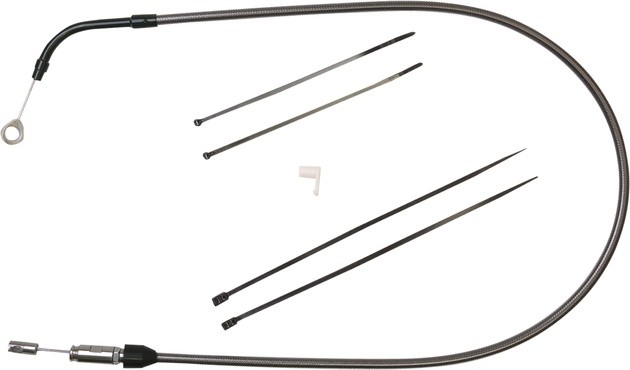 Magnum Alternate Length Black Pearl Quick Connect Clutch Cable 45" #42356HE
