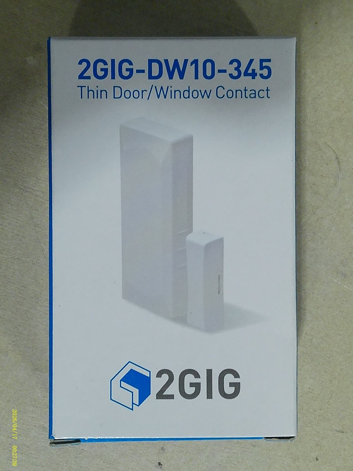 2GIG, 2GIG-DW10-345, Thin Door/Window Contact