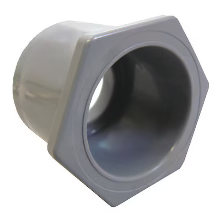 Cantex 5140867 Conduit Fitting Reducer, 3 In X 2 In, Glue, Pvc, Pvc Coated, Red