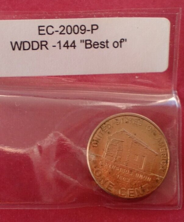 2009P Lincoln WDDR-144 Early childhood Doubled Die Error Cent