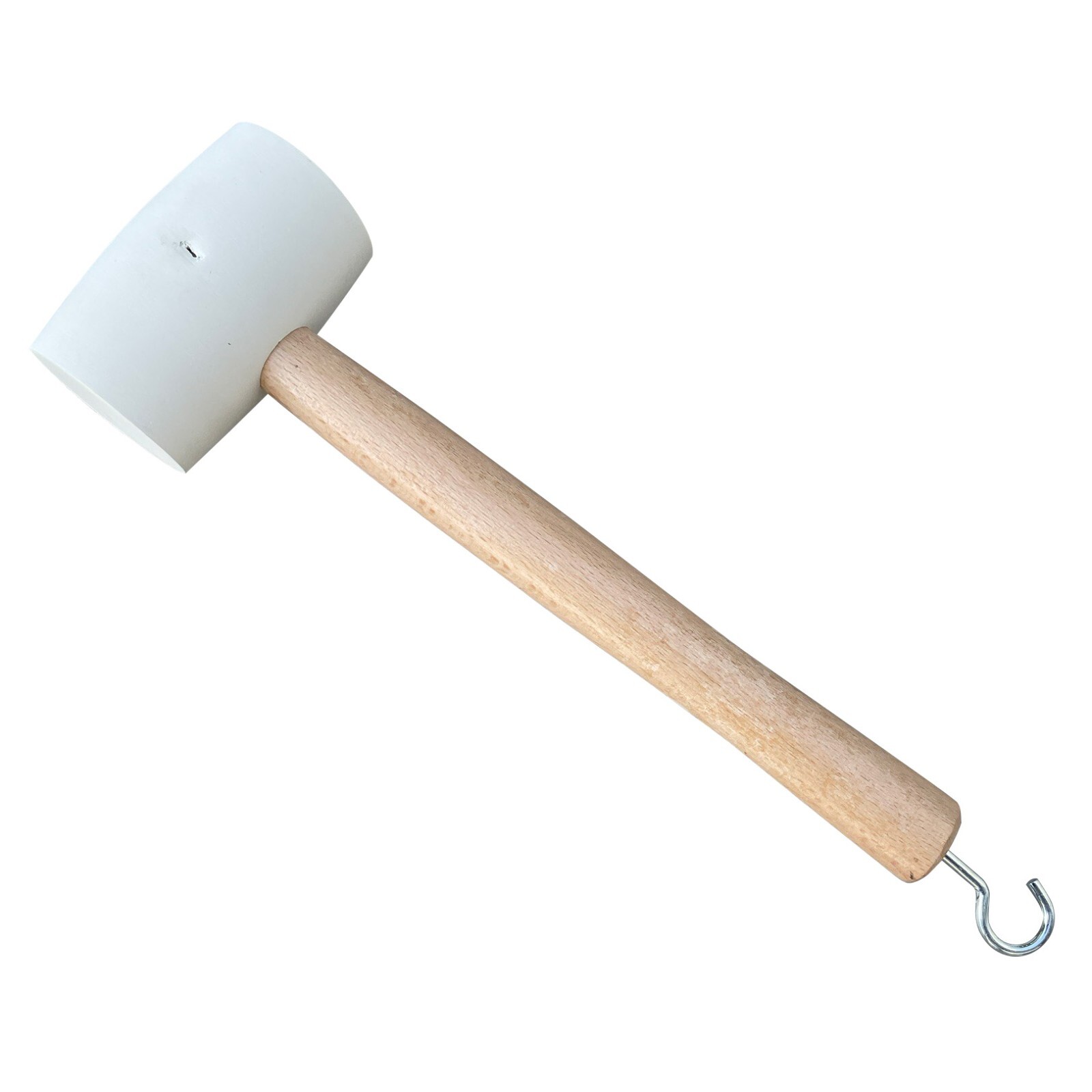 Sandbaggy WHITE Rubber Mallet | 20 oz Industrial Grade | For MANY APPLICATIONS