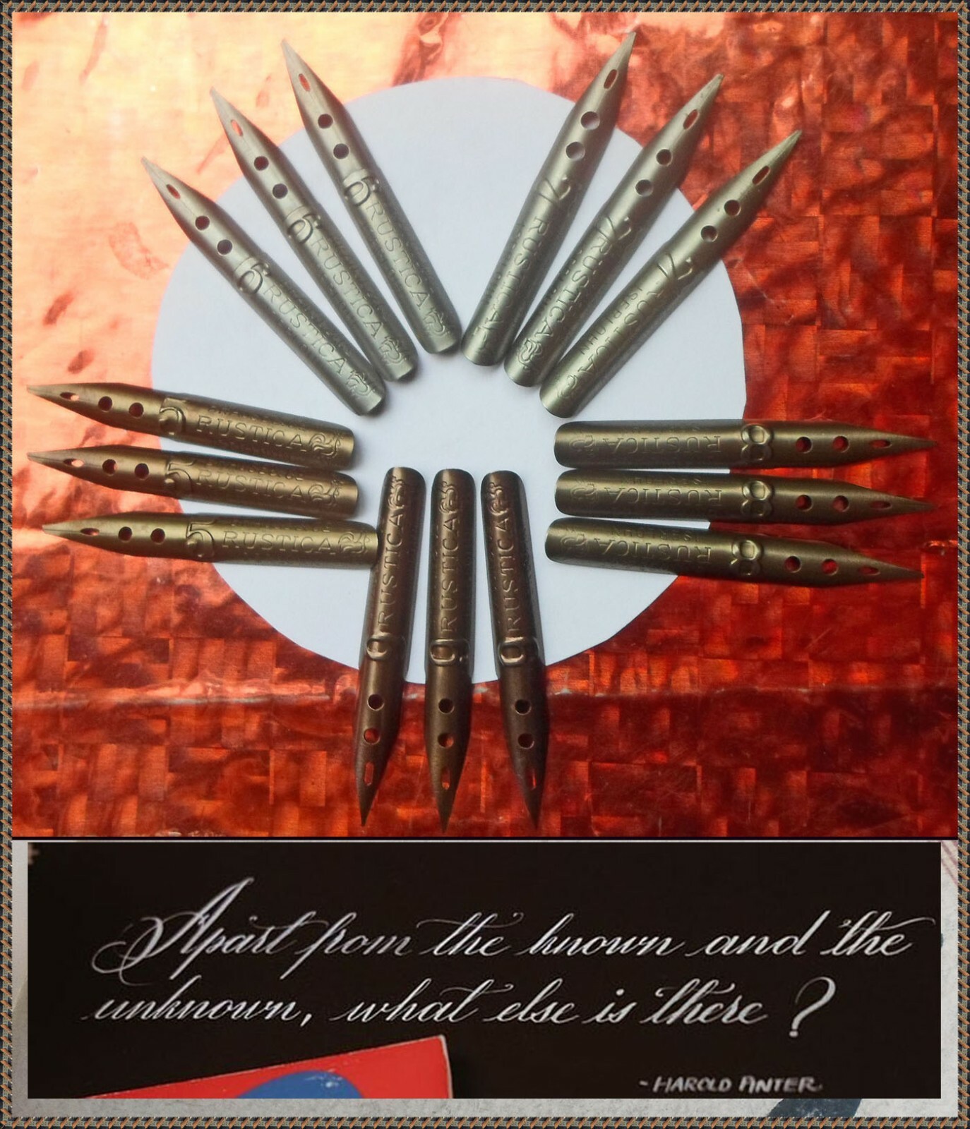 BRAUSE & Co Iserlohn Rustica  3 x vintage No.5,6,7,8,9 nibs