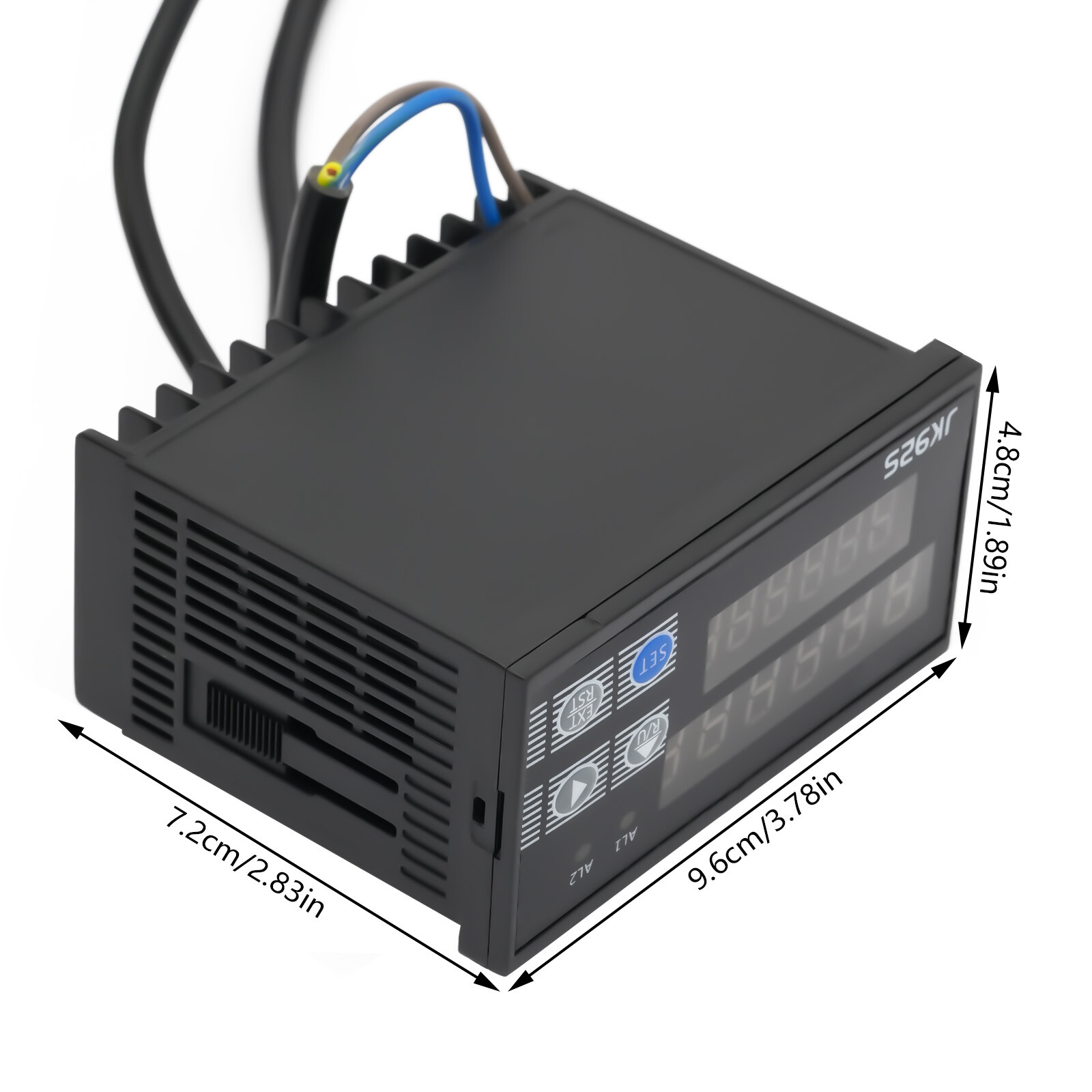 Digital Length Meter Counter 0-999999 with Control Function, US Plug