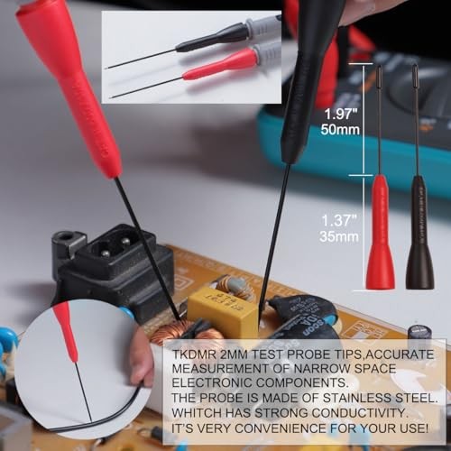 19Pcs Electrical Multimeter Test Leads Set with Alligator Clips Test TKDTL2908