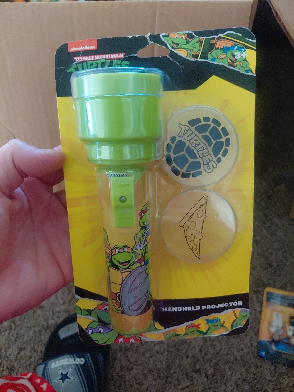 Nickelodeon Teenage Mutant Ninja Turtles Retro Handheld Projector NEW IN BOX