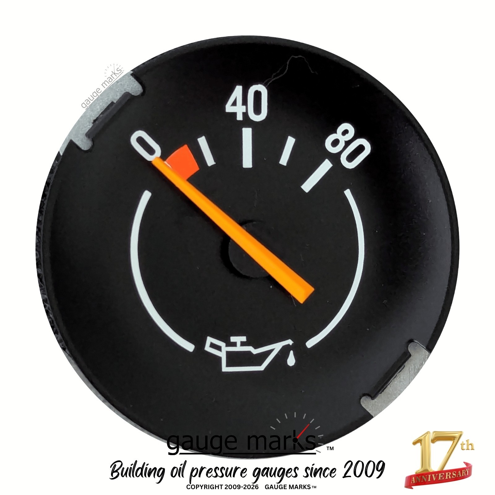 1979-1981 Camaro Oil Pressure Gauge fits Gauge Cluster Replaces Clock 79-81 Z28