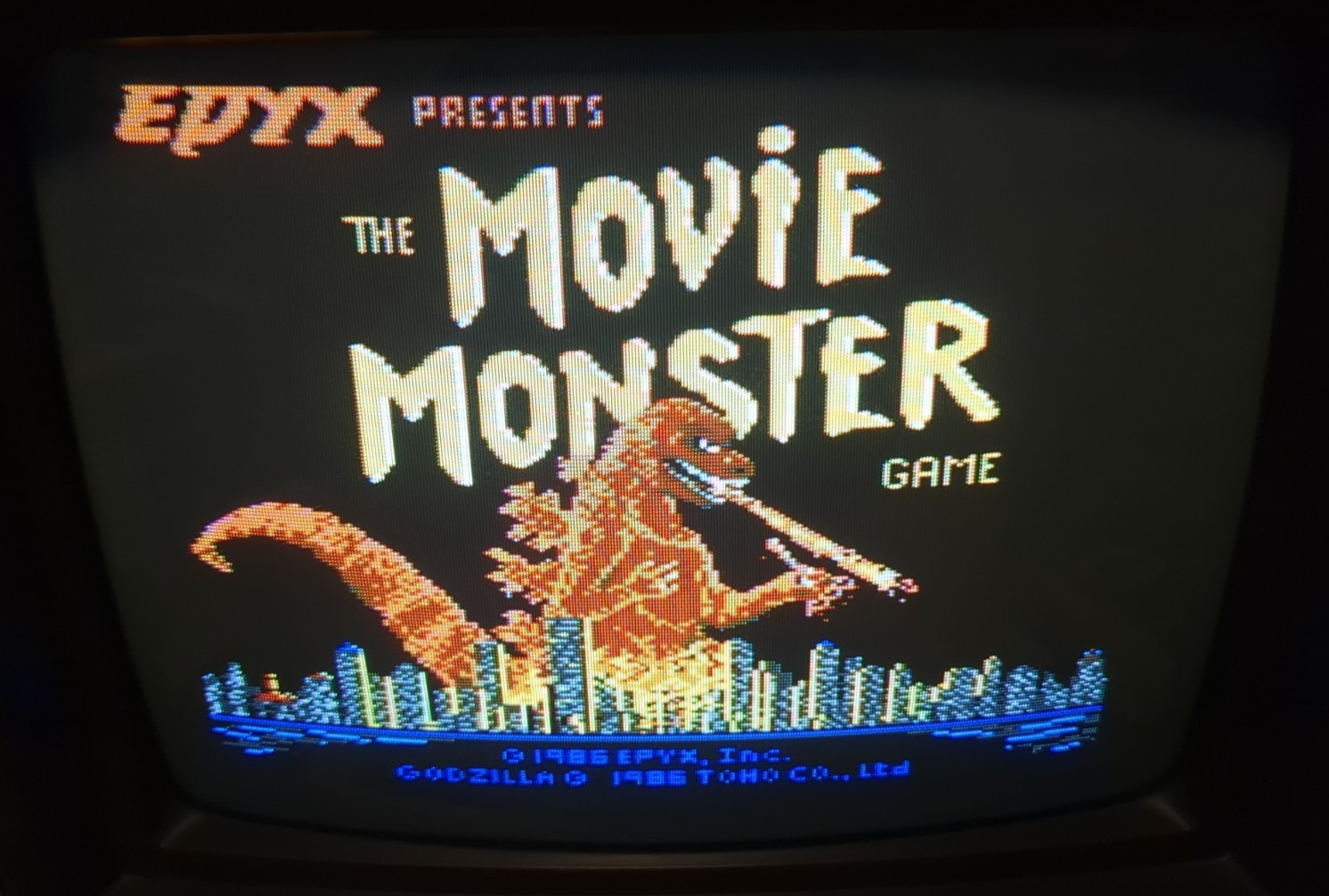 The Movie Monster Game Disk by Epyx for Commodore 64/128 C64 - TESTED! WORKING!