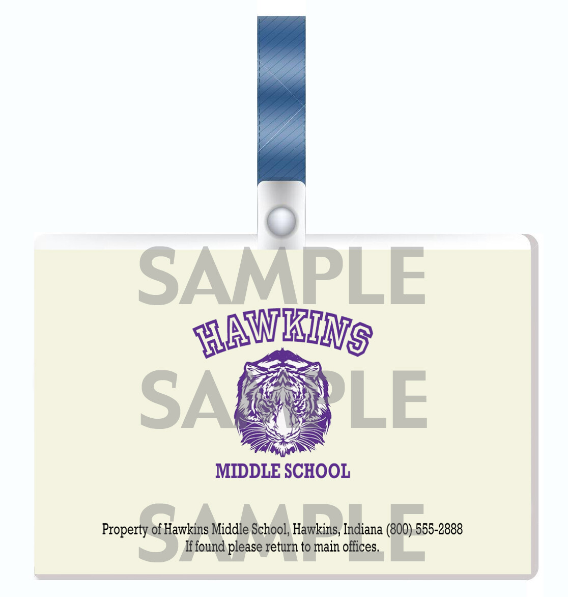 STRANGER THINGS Lewis Sinclair cosplay I.D. Badge