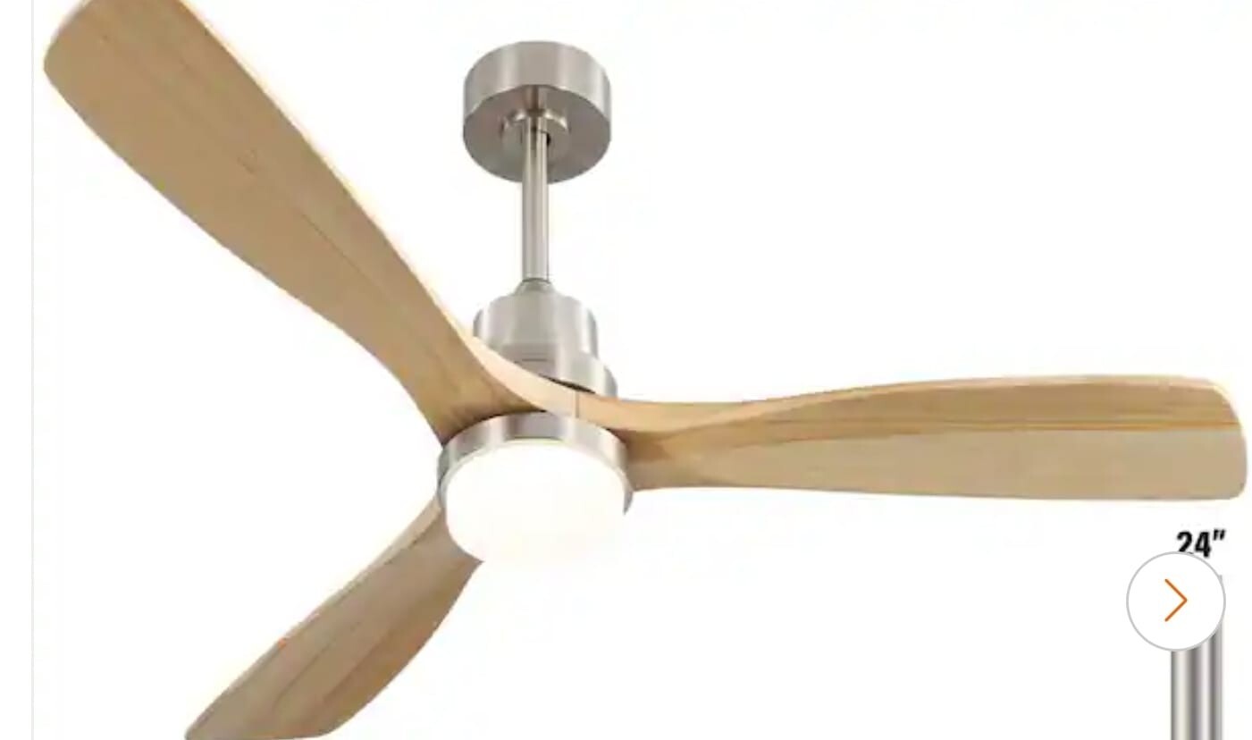 Sofucor 52 inch Ceiling Fan Light with Remote,Integrated