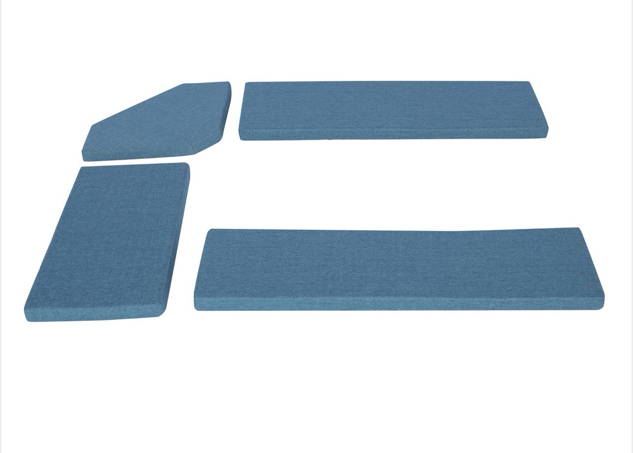 Linon Home Decor - Chelsea Nook Vintage Blue Cushion Set 90375VBLU01