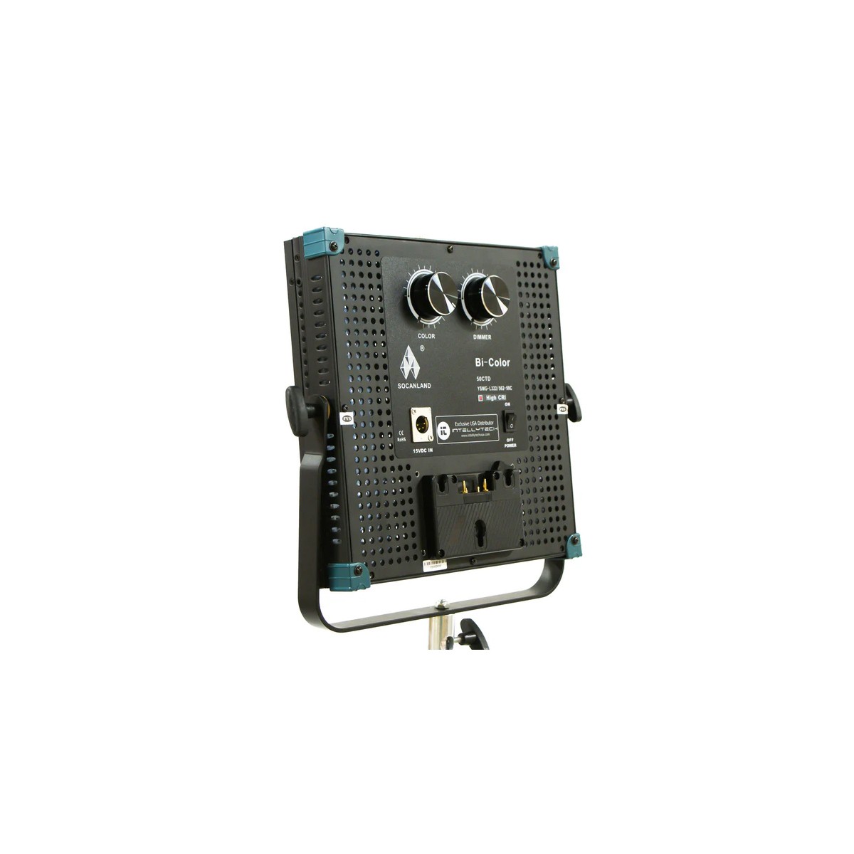 SOCANLAND 50CTD 1'x1' BI-COLOR LED LIGHT PANEL wtih Gold Mount - SKU#1614498