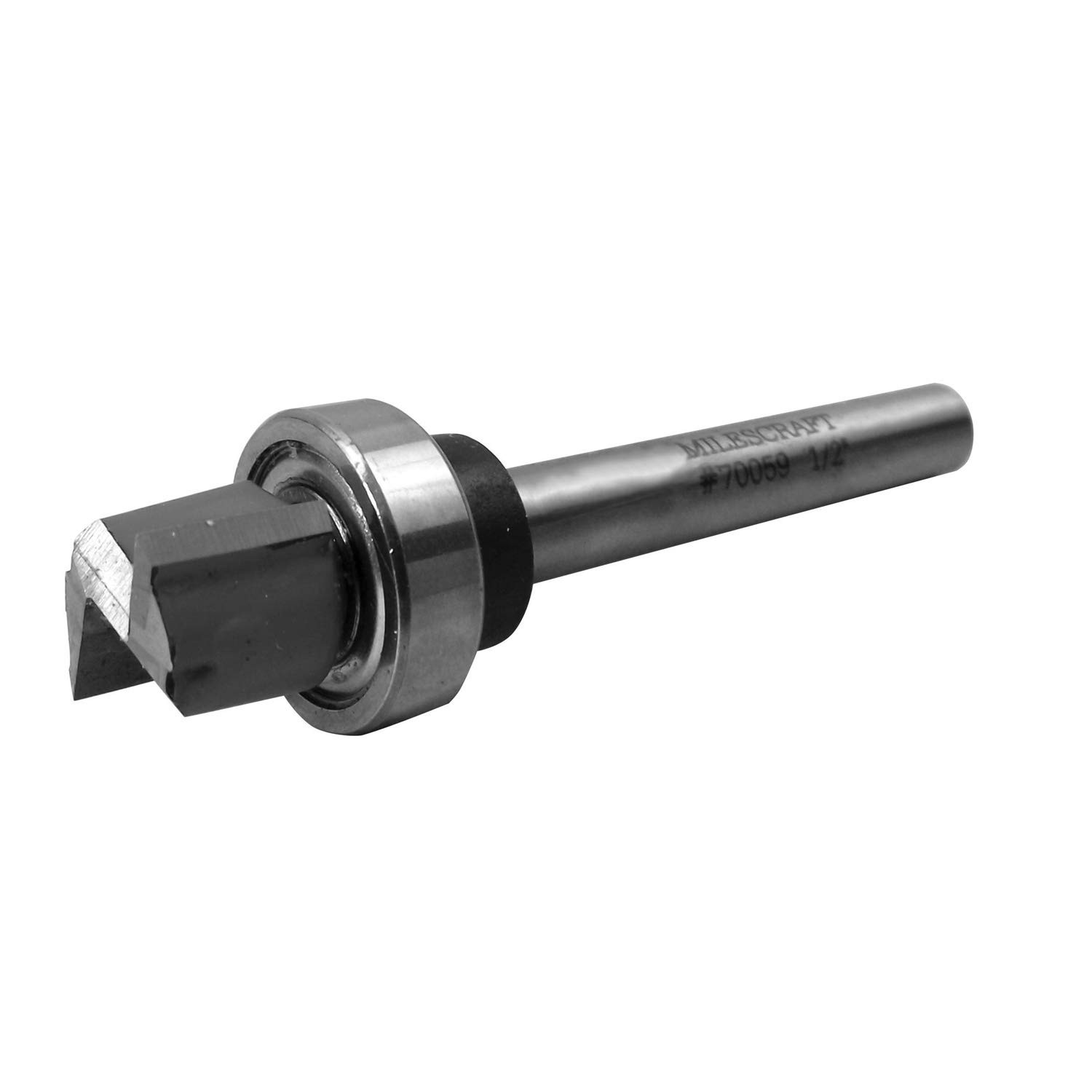 Milescraft 2216 1/2-Inch Bearing Guided Straight 1 Count (Pack of 1), Silver