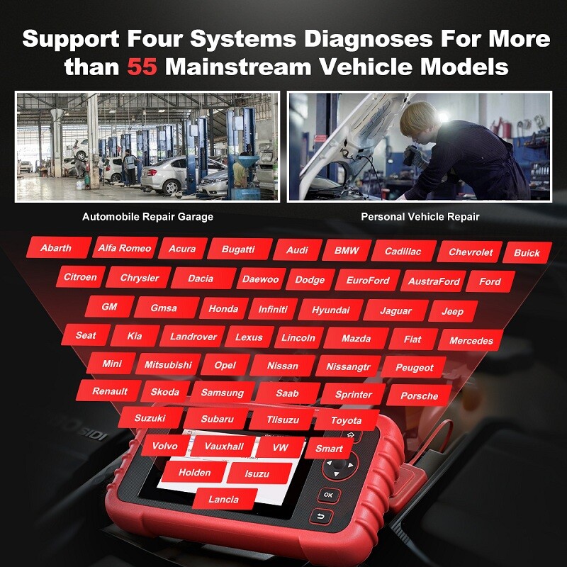 LAUNCH CRP129X CRP123X CRP129 OBD2 Scanner Diagnostic Tool Oil TPMS EPB Reset