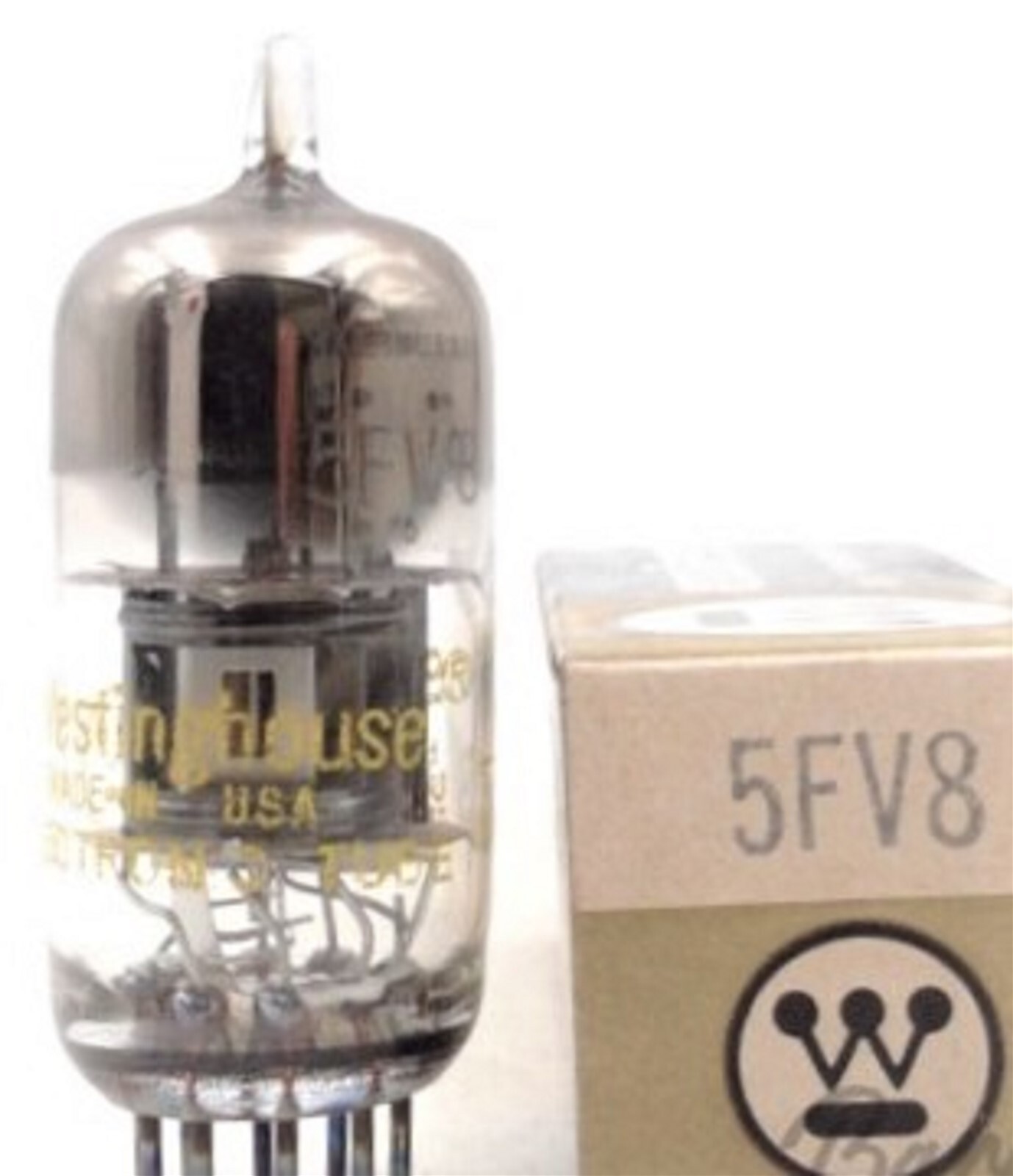 5FV8 TUBE WESTINGHOUSE NIB TESTED & BOXED VINTAGE COMMERCIAL SURPLUS
