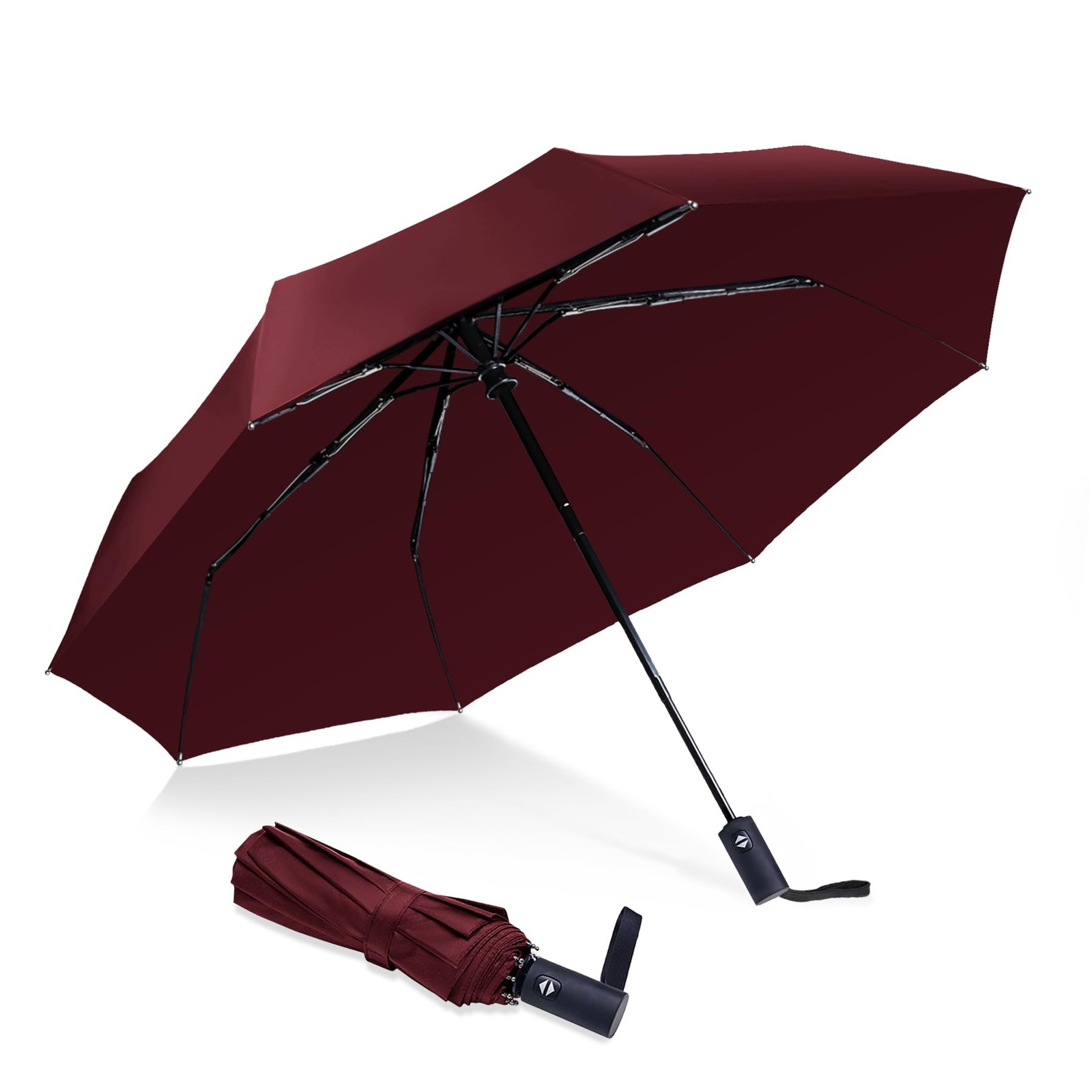 NPCQUN Travel Essentials Umbrella Windproof Compact Collapsible Light, Automa...