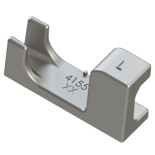 Powerbrace PB4155-7 Keeper, SH, Weld-on, LH Top/RH Bottom, 0" offset