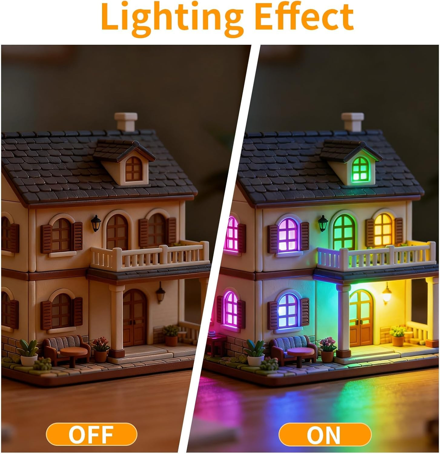12 Pack Mini LED Lights, RGB Light Small LED Lights Battery Powered for Crafts,