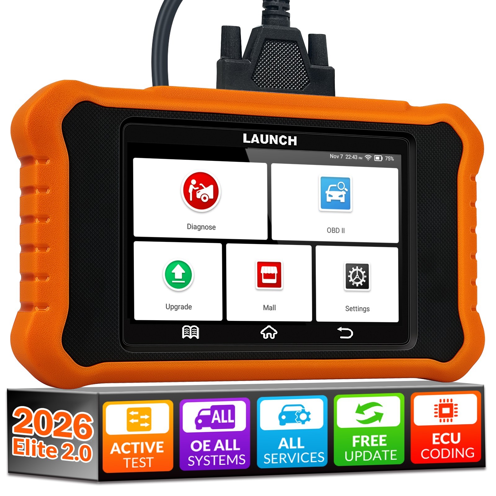LAUNCH X431 Creader Elite V2.0 for BMW Car Diagnostic Tool Scanner Bidirectional