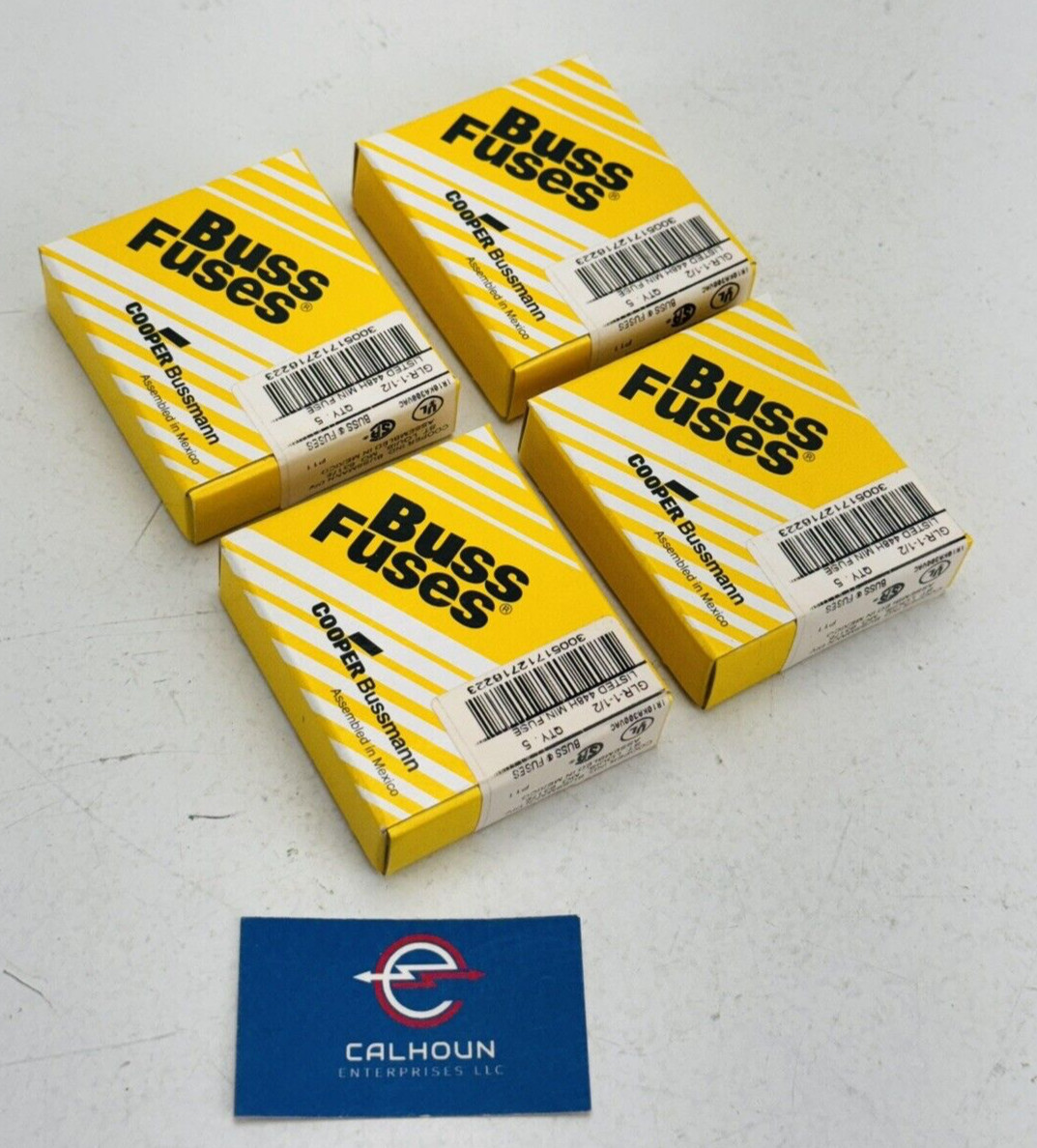 (LOT OF 20) BUSSMANN GLR-1-1/2 Fuses 4 Sealed Boxes *WARRANTY*