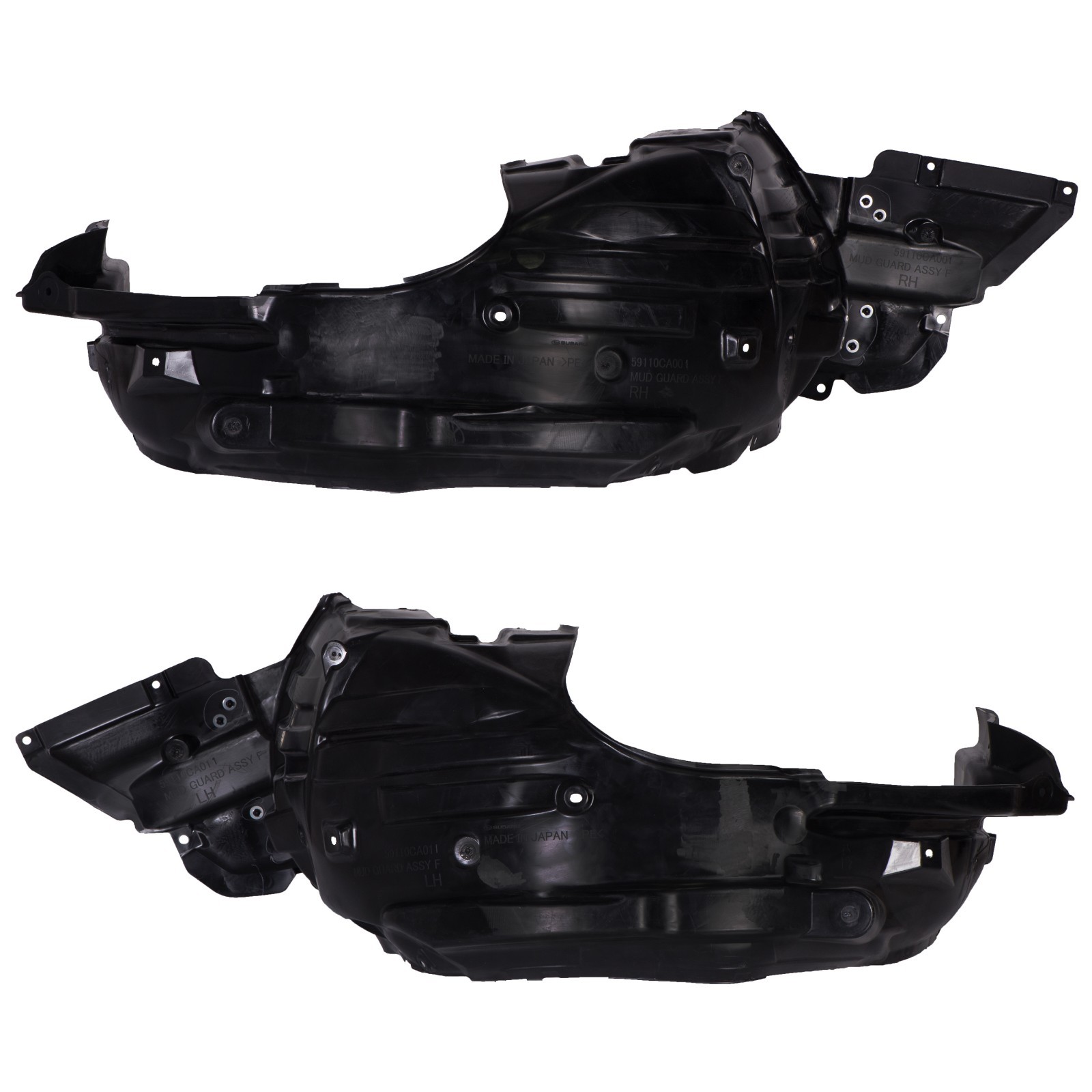 OEM 2013-2018 Subaru BRZ Front Left & Right Fender Liner Splash Shield Guard SET