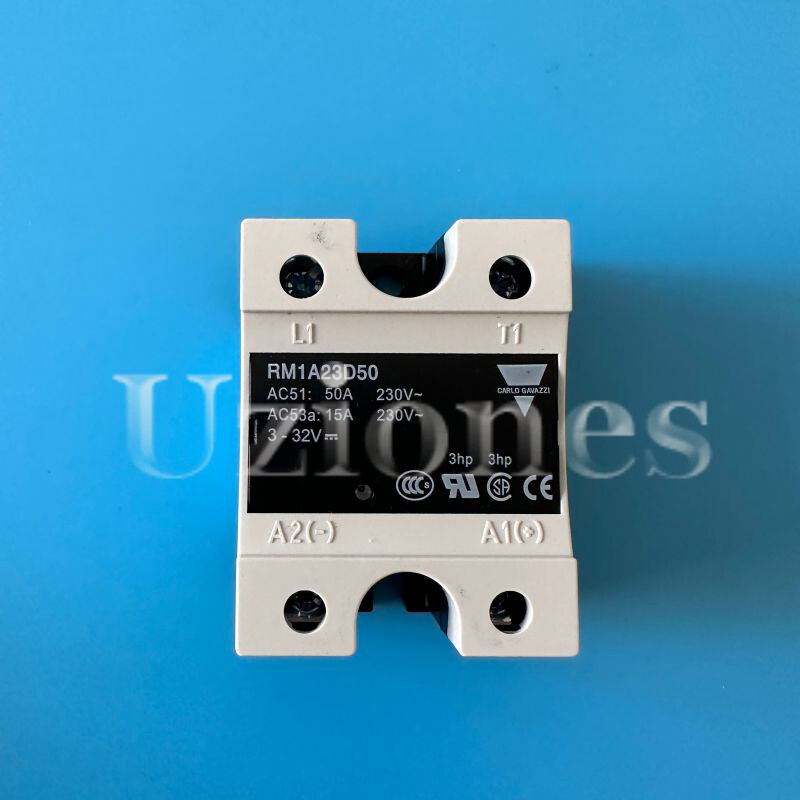 1PCS For Carlo Gavazzi RM1A23D50 Solid State Relay 3-32V Single Phase 50A 230V