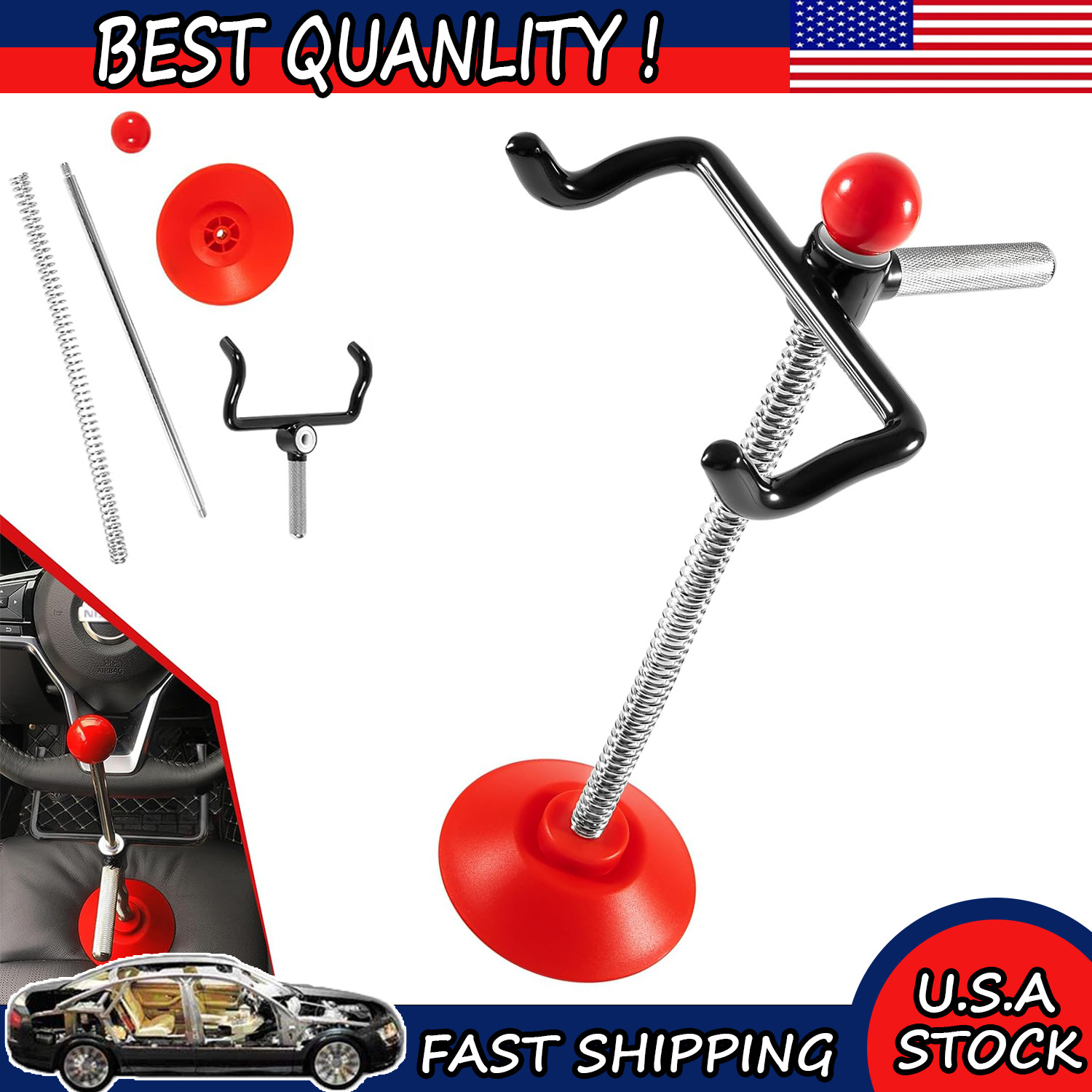 14-inch Car Alignment Rack Steering Wheel Leveling Holder Stand Alignment Tool