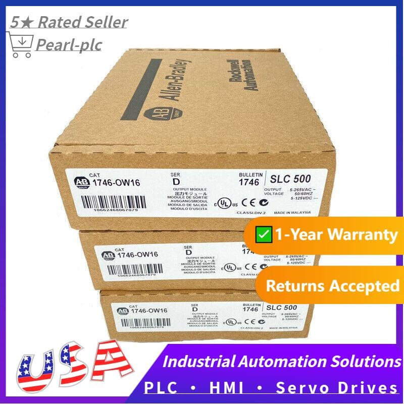 New Allen-Bradley AB 1746-OW16 SLC 500 PLC Output Module 1746OW16 US Free Tax