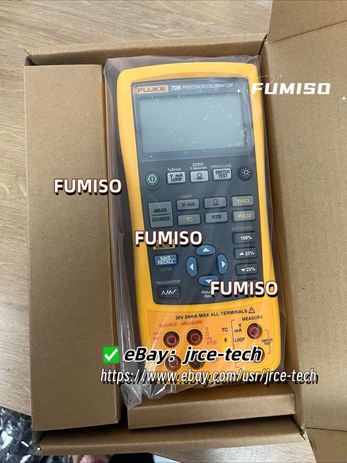 FLUKE 726 PRECISION MULTIFUNCTION CALIBRATOR (MFG-2024) CALIBRATED 2024 - NEW*jr