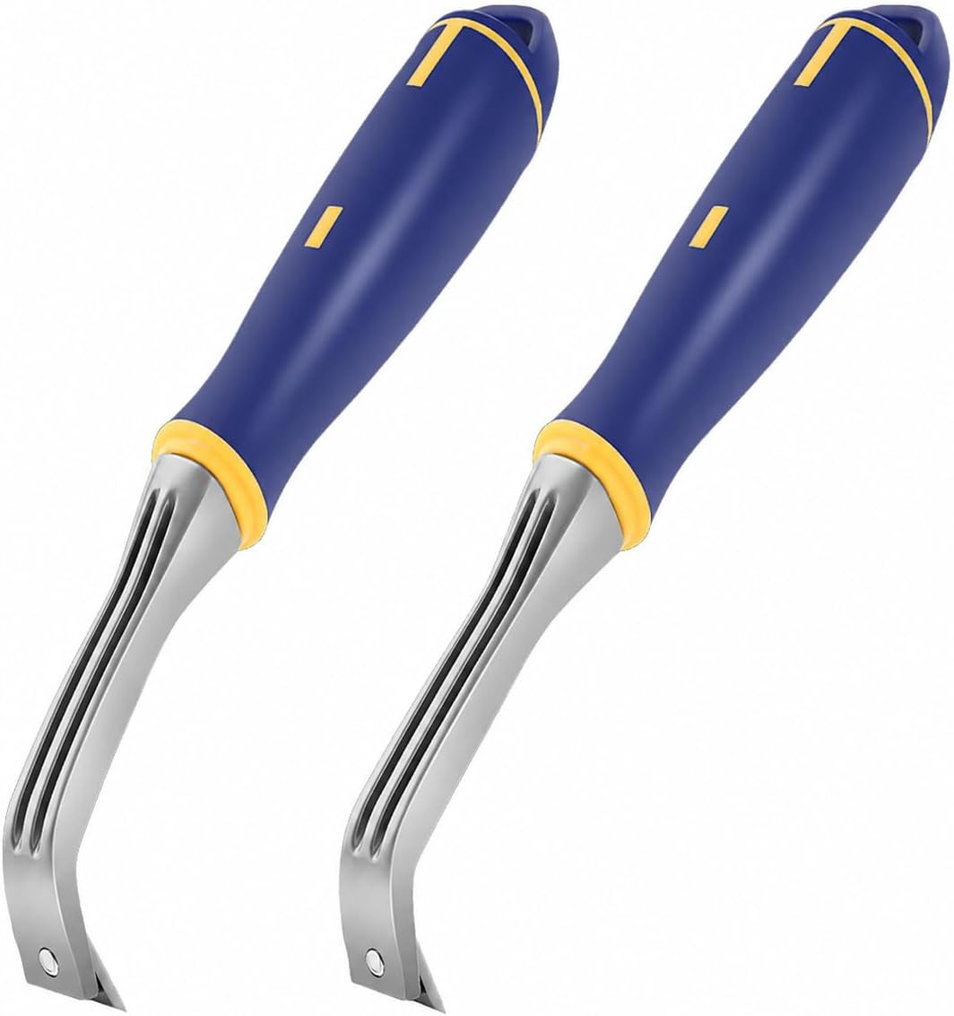 2 Pack 1 Inch Carbide Scraper, Three-Edged Tungsten Steel Triangular Blade Paint