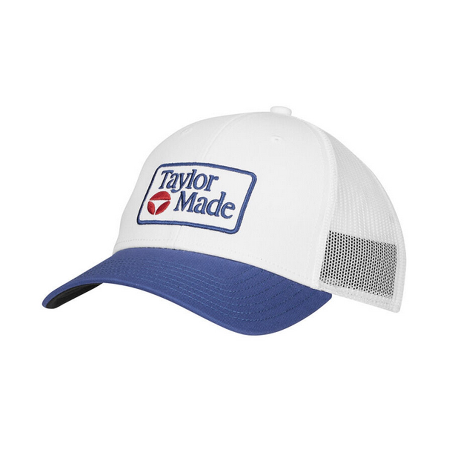 NEW 2026 TaylorMade Radar Legacy Trucker White/Navy Snapback Golf Hat/Cap
