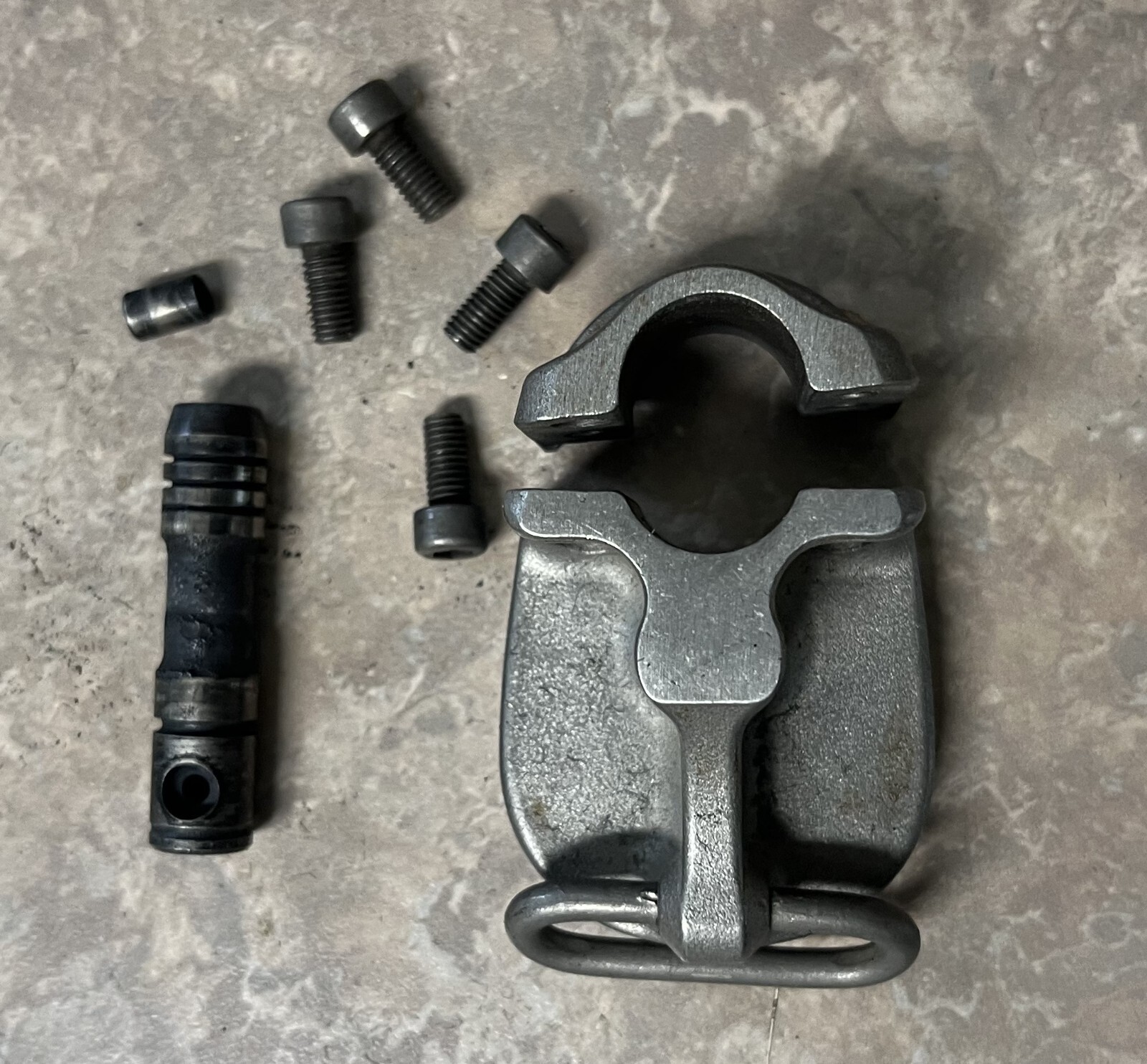 Vintage Ruger mini 14 SS Sling Swivel Block assy for barrels w/dia. .562 at port