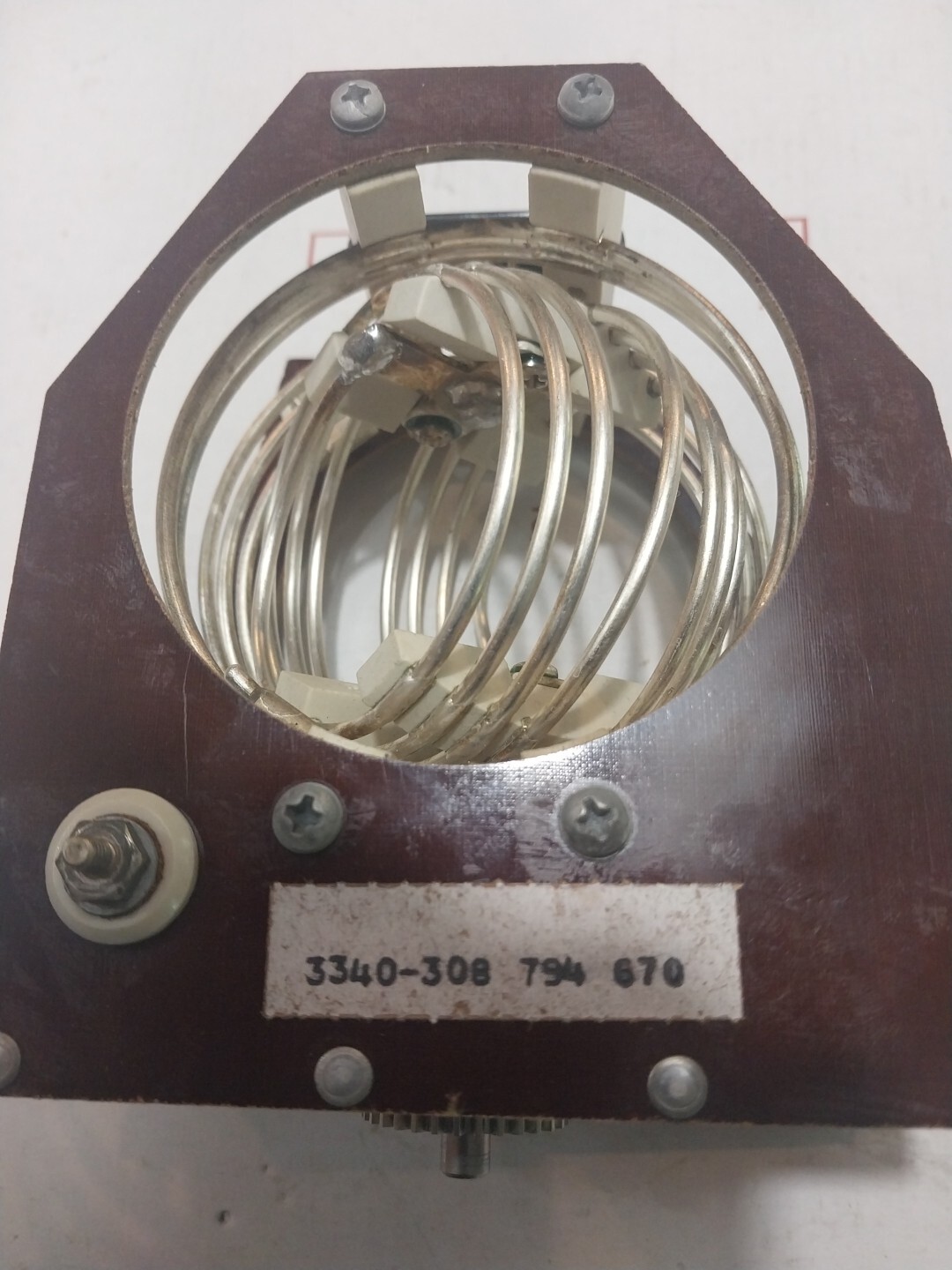 Collins Radio Co. Coil 3340-308-794 670 AF33(604)10001 Collins P/N 505 9005 005