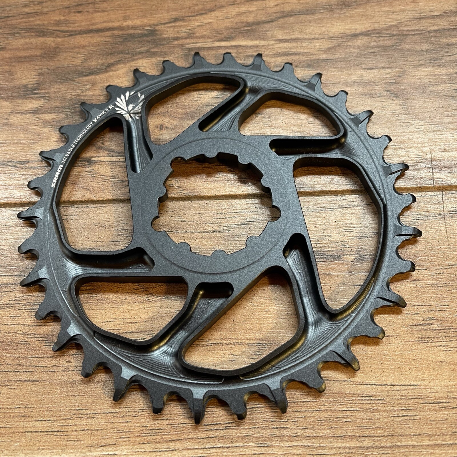 SRAM X-Sync 2 Eagle SL Direct Mount Chainring 34T 3mm Offset Gray No Bolts