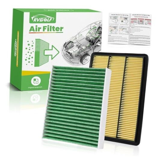 Engine+Cabin Air Filters Fit for Infiniti QX50 2.0L 2019 19-25 QX50, 22-25 QX55