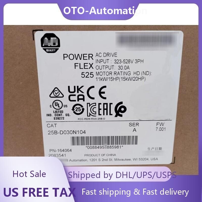 25B-D030N104 / A New Sealed 25BD030N104 Powerflex 525 AC Drive 20HP 15KW 1pcs
