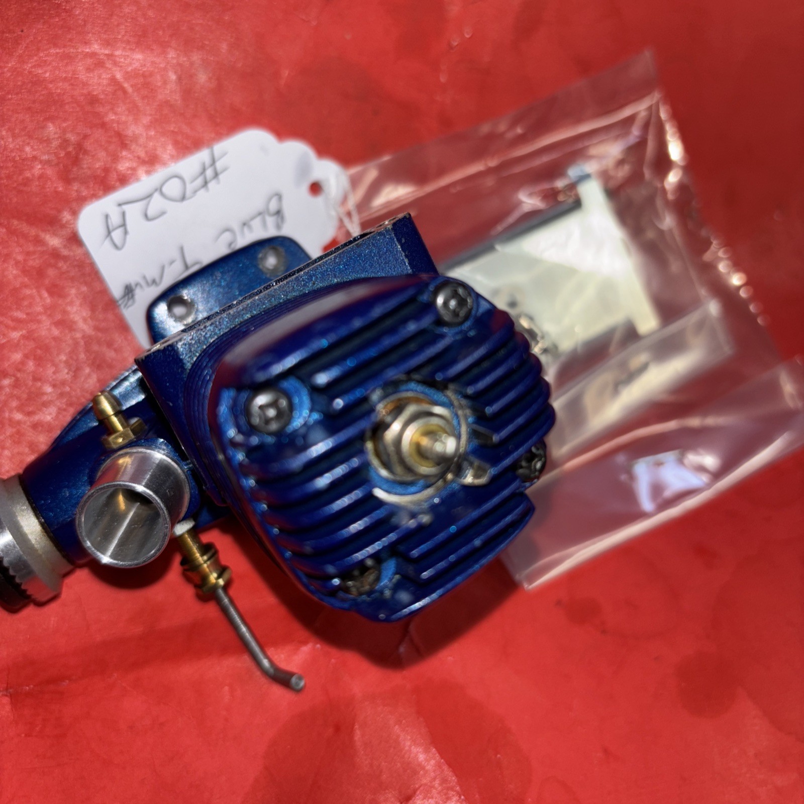 OS LA 46 C/L ENGINE EXCELLENT COMPLETE WITH T-MUFFLER #02A