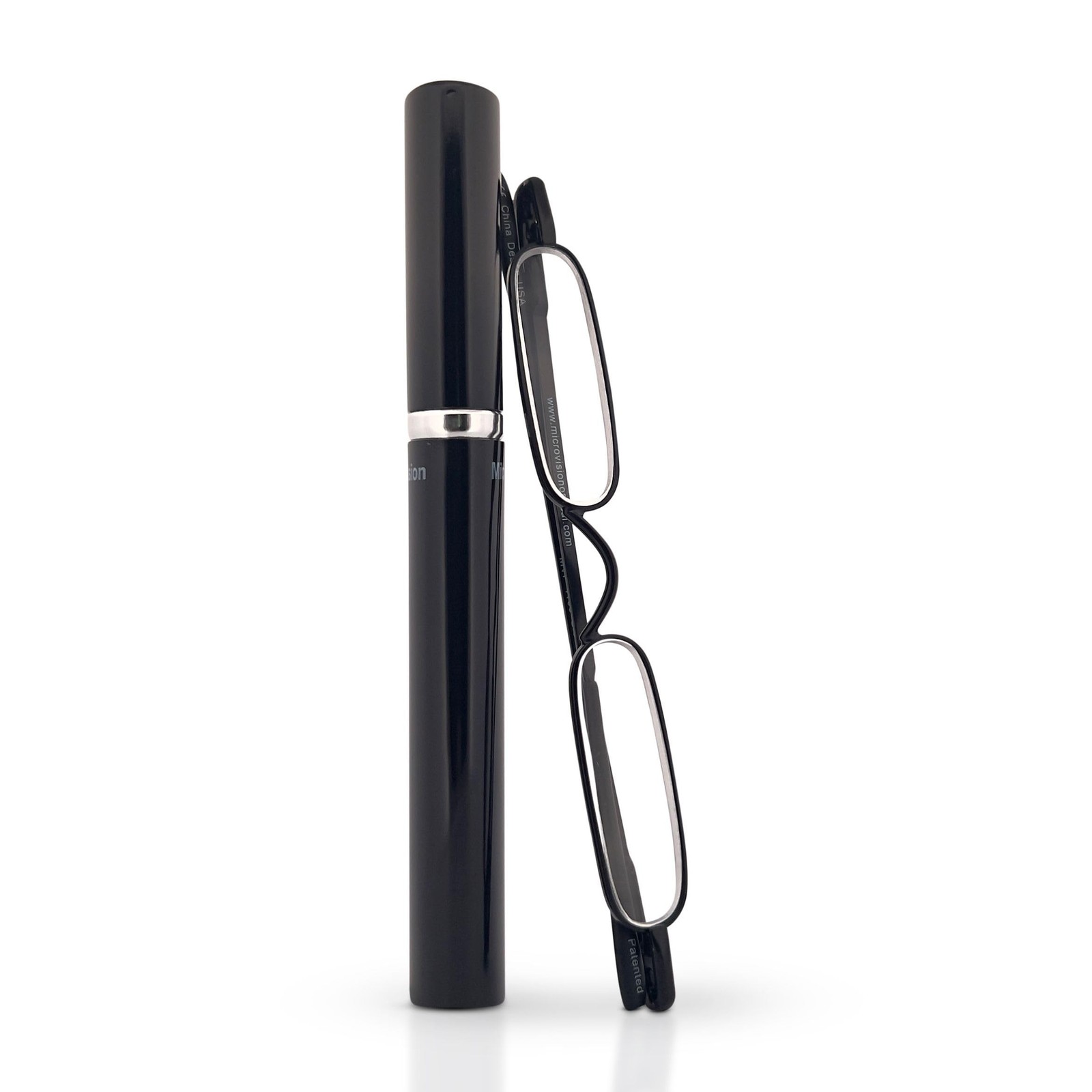 Original Mini Reader Reading Glasses With Tube Case For Women and Men Lightwe...
