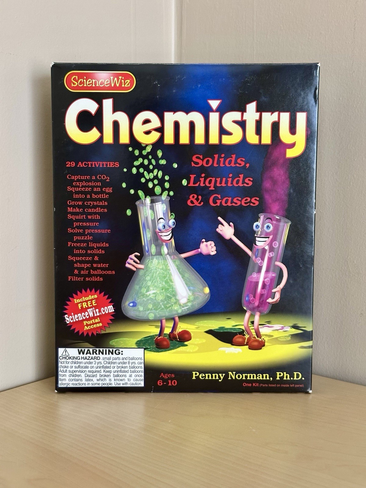 [GREAT] ScienceWiz Chemistry Solids, Liquids & Gases Educational Science Kit