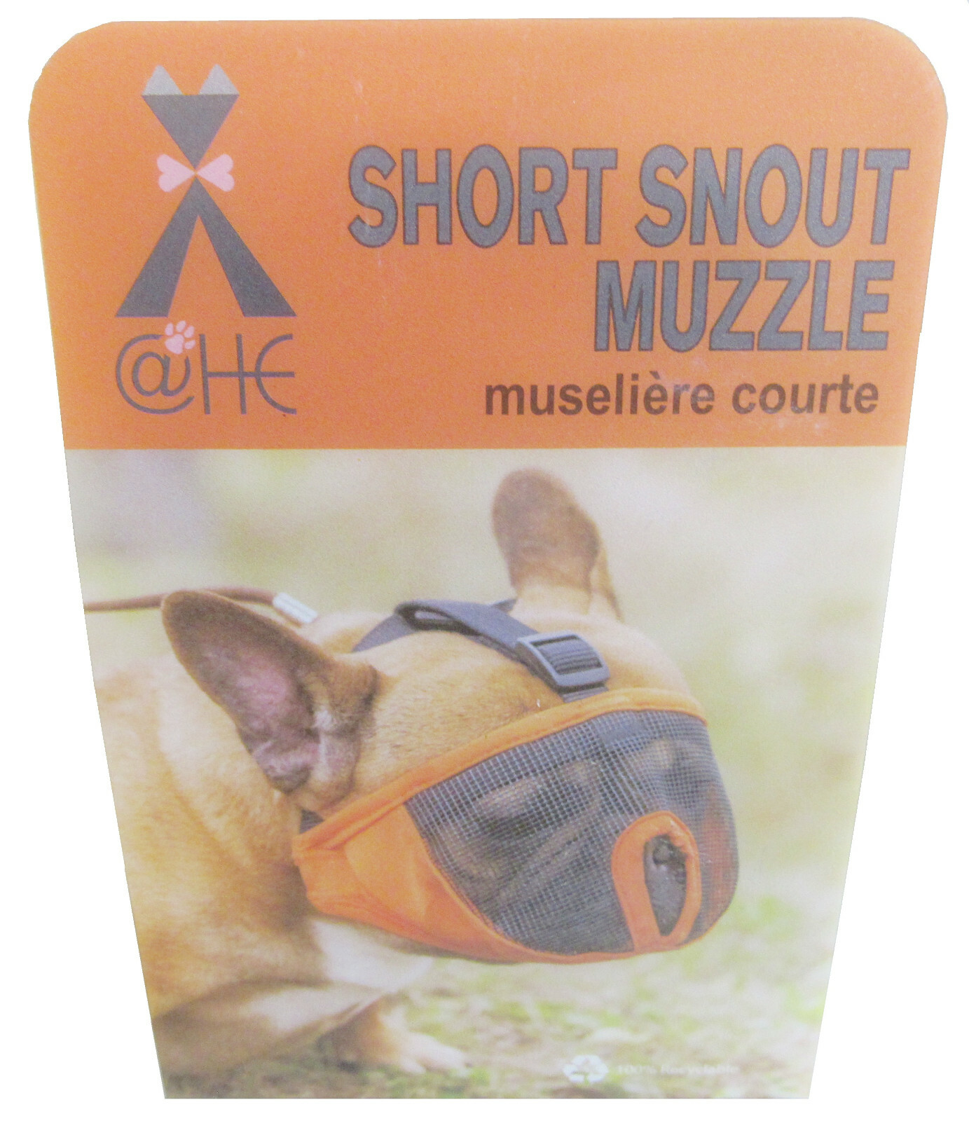XL Gray Snort Snout Muzzle With Eye Holes -M5