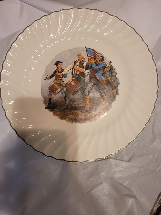The Spirit of 76 A M Willard Handpainted 10 "  Plate Civil War